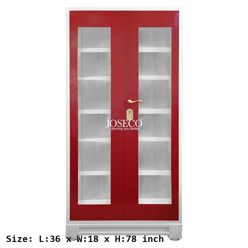 Star-STL Double Door Book Shelf-size