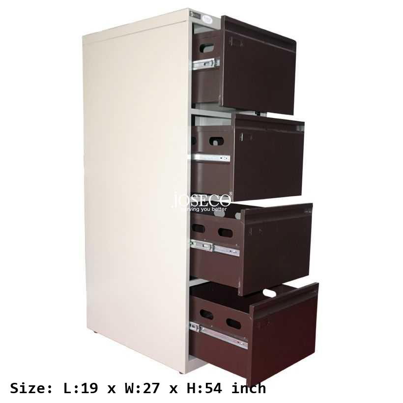 Meriston 4 Drawer Storage Cabinet (58kg)-size