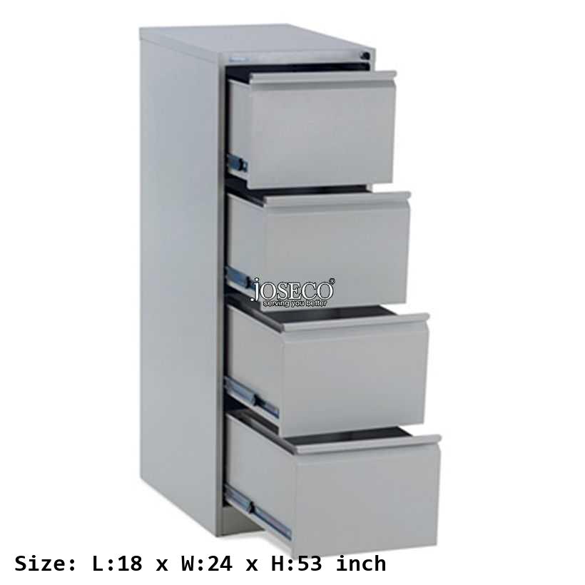 Kender 4 Drawer Storage Cabinet (35kg)-size