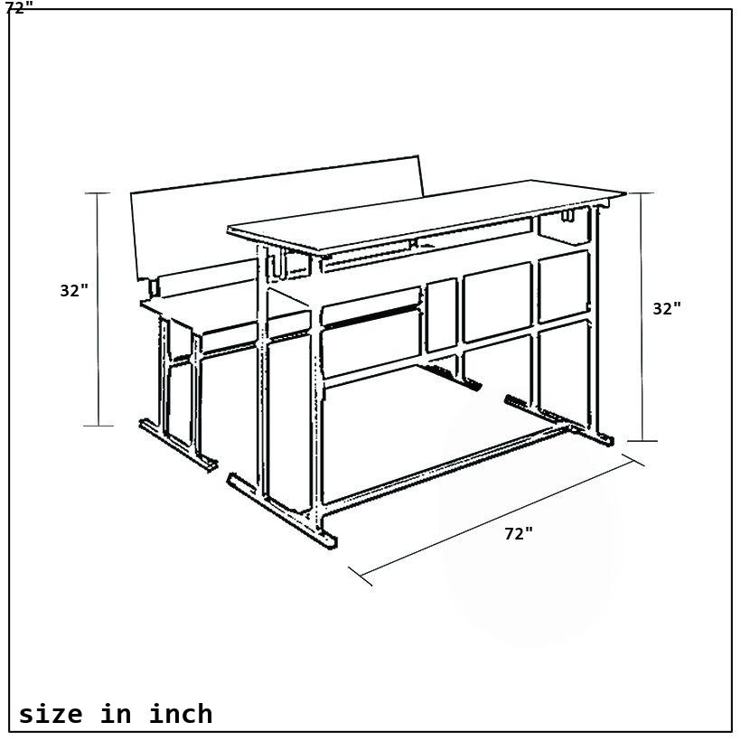 Desk Bench-size