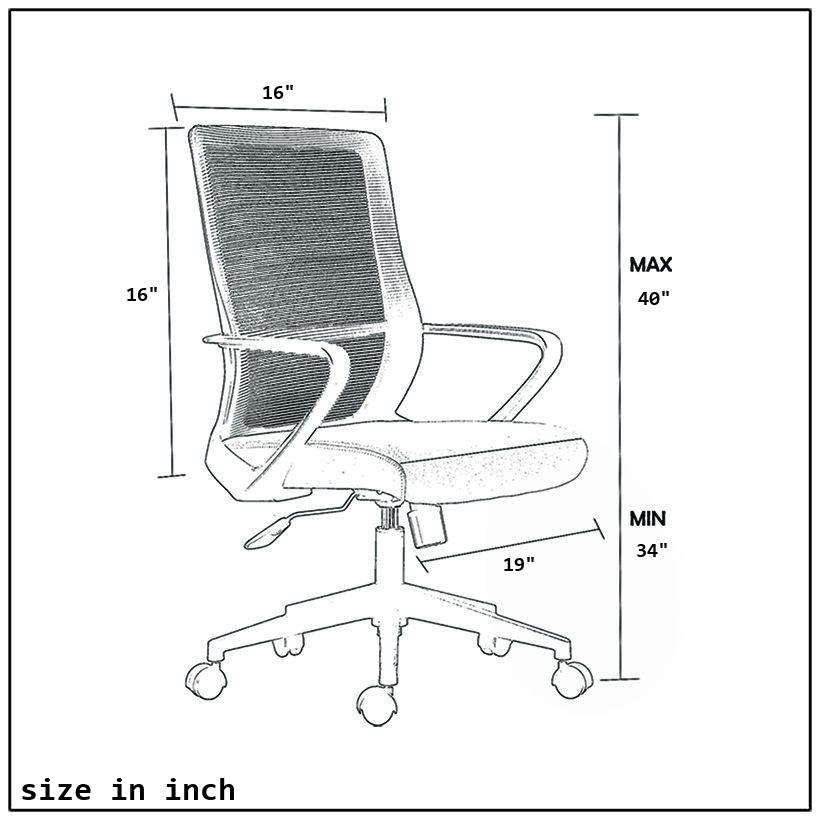 Jerfia Chair 360 Revolving-size